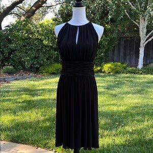 WHBM Black Sleeveless Dress